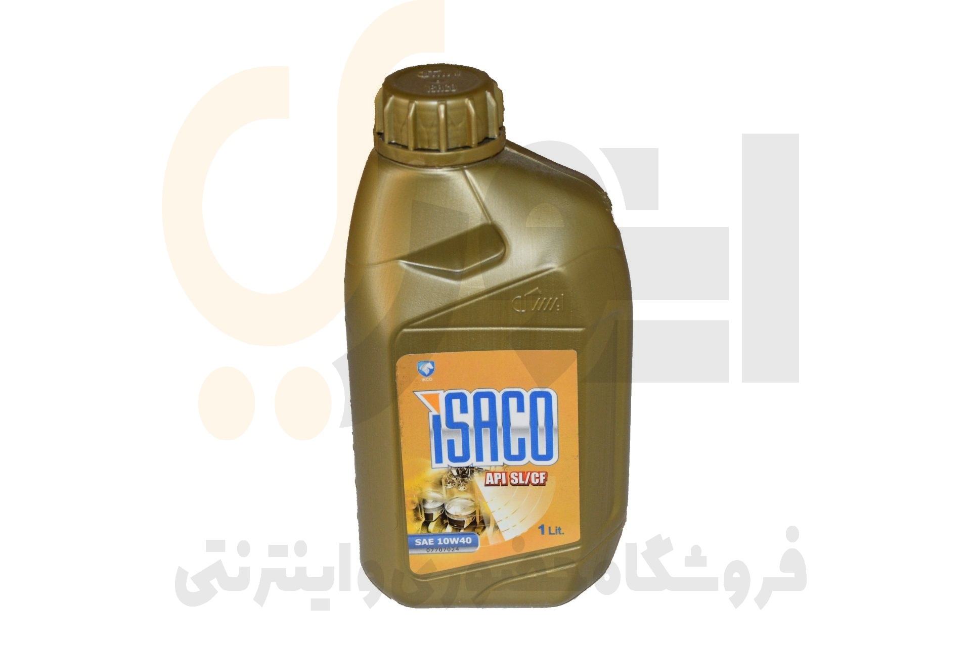  روغن موتور بنزینی ۱ لیتری ۱۰W40 SL/CF - پلاستیکی - ISACO - بهتام 