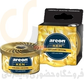  خوشبو کننده کنسروی خودرو آرئون مدل KEN رایحه GOLDEN CRYSTAL حجم ۳۰ گرم 