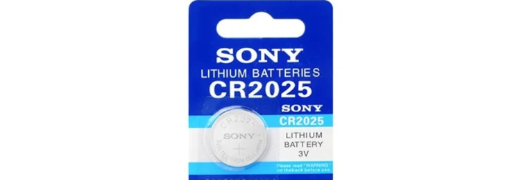 باتری سکه ای لیتیوم توان ۳ ولت مدل CR2025 سونی | SONY