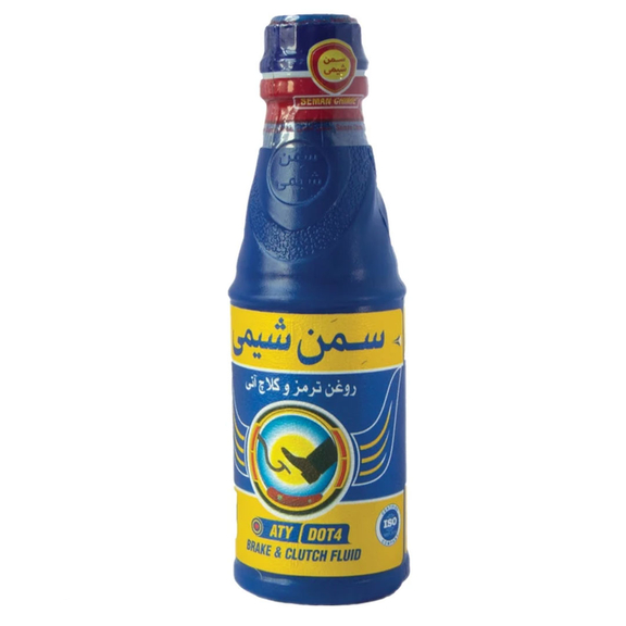 روغن ترمز خودرو آبی سمن شیمی مدل Dot 4 آتی حجم ۲۵۰ میلی‌ لیتر