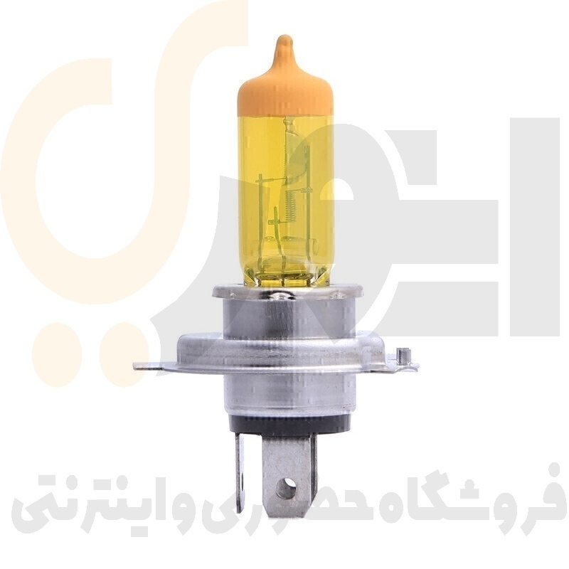  لامپ سه خار ۱۲V/100/90W H4 زرد سام اسپرت 