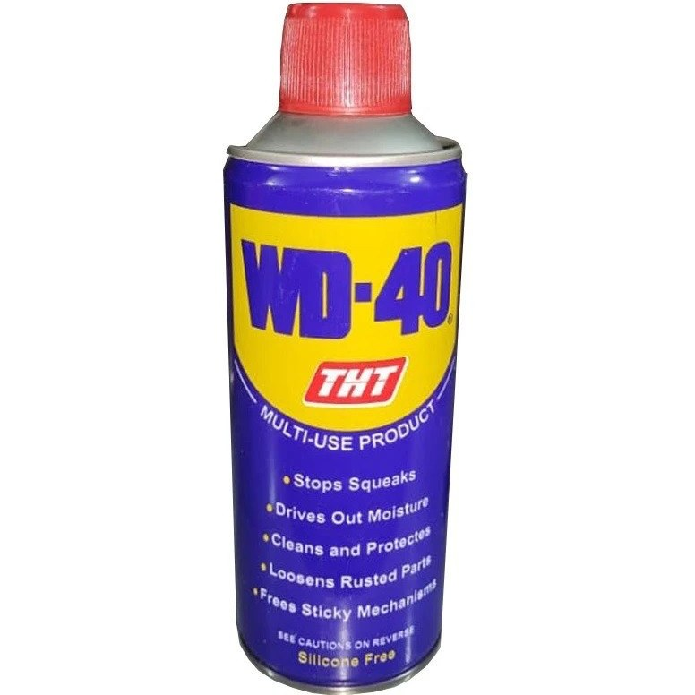  اسپری روان کننده WD-40 حجم ۴۰۰ میلی لیتر برند تی اچ تی | THT 