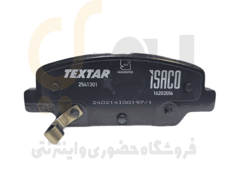 لنت ترمز دیسکی چرخ عقب رانا - ISACO - تکستار TEXTAR (ایران)