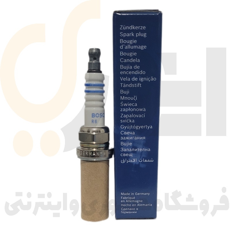  شمع تک پلاتین پایه بلند FR8DC+ (42+) برند BOSCH 