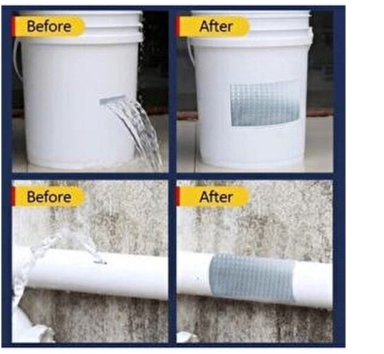  چسب ضد آب نواری ۴ عددی ۱۰ در ۱۵ سانتی متر فلکسی تیپ | FLEX TAPE ( آلمان ) 