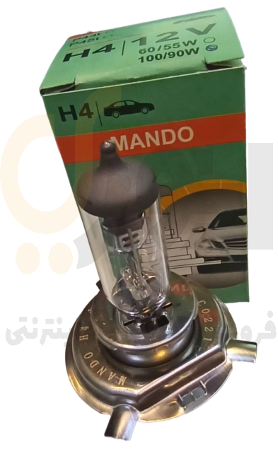  لامپ سه خار H4 نور فابریک ۱۲V100/90W ماندو | MANDO 