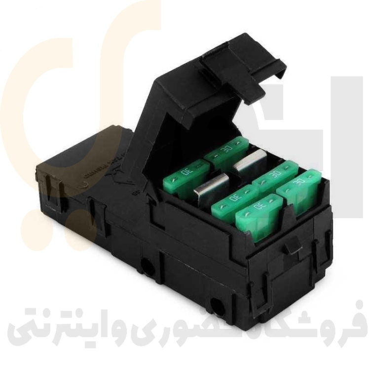 جعبه فیوز زیر باتری ABS(کالسکه ای) ۴۰۵-سمند-پارس - ISACO - ایساکو-گارانتی پلاس