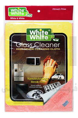 دستمال نظافت شیشه خودرو وایت اند وایت رنگ کالباسی