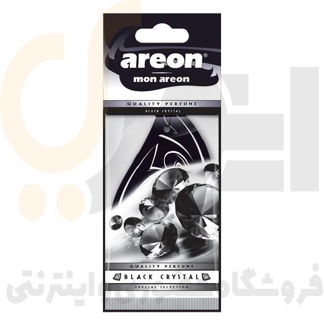  خوشبوکننده کارتی مخصوص خودرو آرئون با رایحه mon areon black crystal 