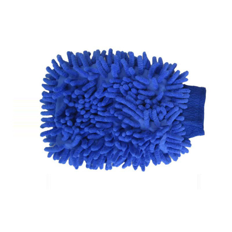 دستمال شستشوی بدنه مدل ماکارانی رنگ آبی میکرو فایبر MICRO FIBER
