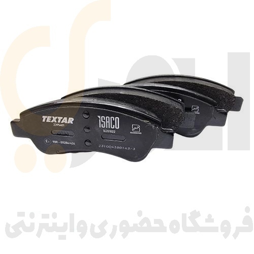  لنت ترمز دیسکی چرخ جلو ۲۰۶ TU5-رانا،۲۰۷ - ISACO - تکستار TEXTAR 