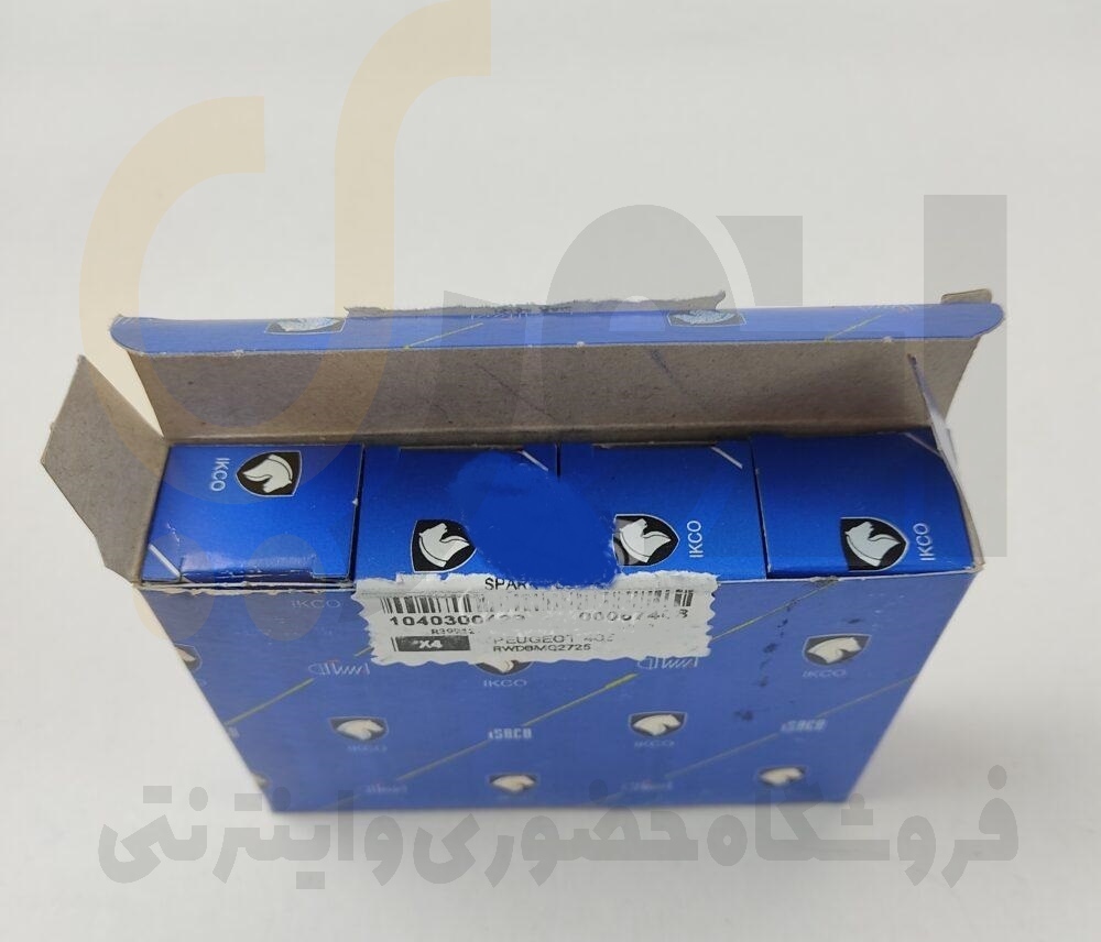  شمع موتور 405-سمند-EF7-206 TU3-پارس-پراید - پایه کوتاه - ISACO - ایساکو سفید 